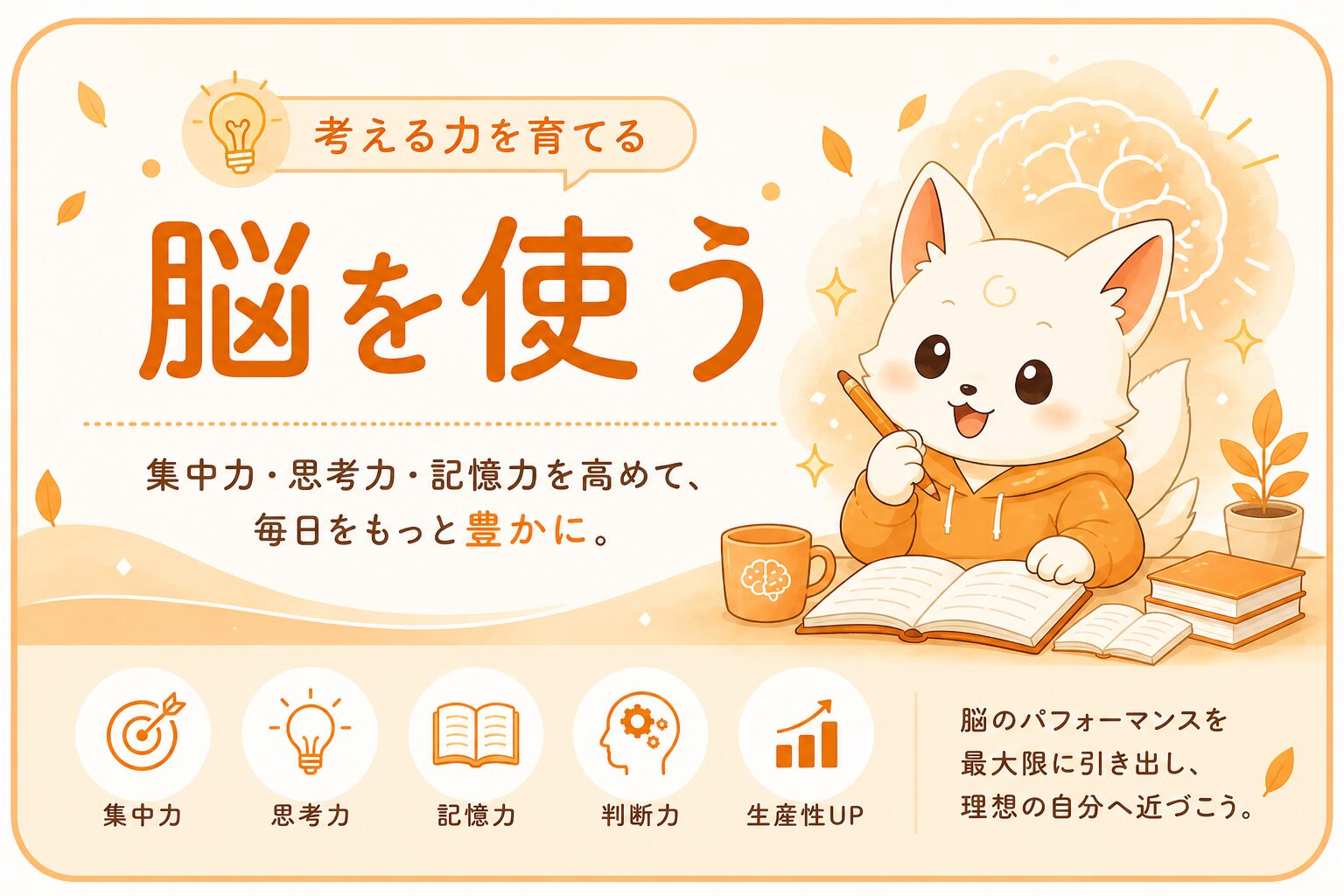 脳を使う